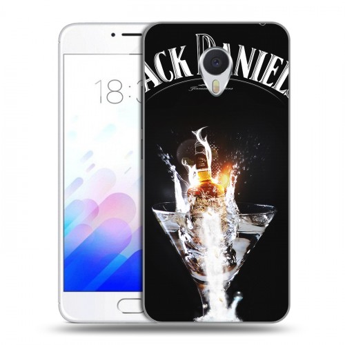 Дизайнерский пластиковый чехол для Meizu M3E Jack Daniels