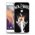 Дизайнерский пластиковый чехол для HTC One X10 Jack Daniels