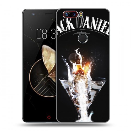 Дизайнерский пластиковый чехол для ZTE Nubia Z17 Jack Daniels