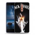 Дизайнерский пластиковый чехол для Nokia 8 Jack Daniels