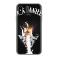 Дизайнерский силиконовый чехол для Iphone x10 Jack Daniels