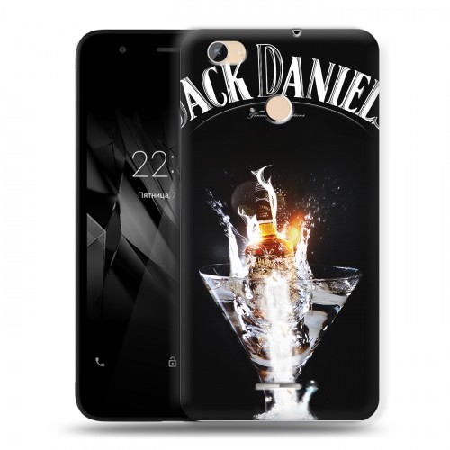 Дизайнерский силиконовый чехол для Micromax Canvas Juice 4 Q465 Jack Daniels