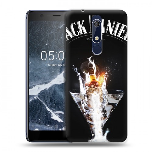 Дизайнерский пластиковый чехол для Nokia 5.1 Jack Daniels