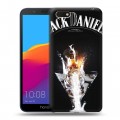 Дизайнерский пластиковый чехол для Huawei Honor 7A Jack Daniels