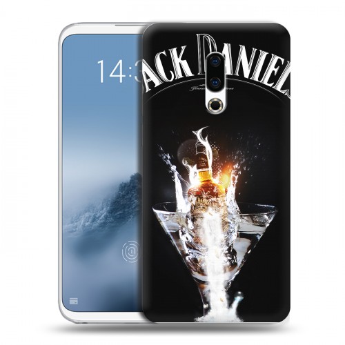 Дизайнерский пластиковый чехол для Meizu 16th Plus Jack Daniels