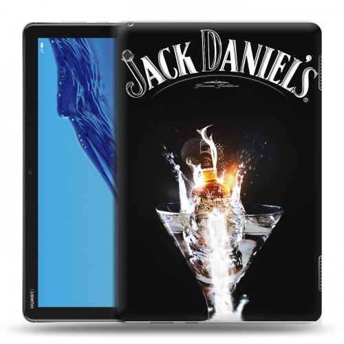 Дизайнерский силиконовый чехол для Huawei MediaPad T5 Jack Daniels