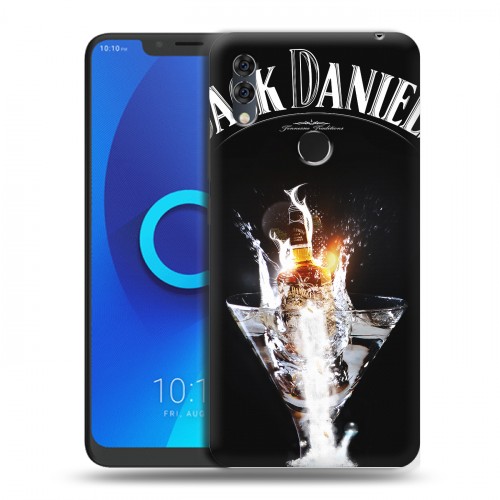 Дизайнерский силиконовый чехол для Alcatel 5V Jack Daniels