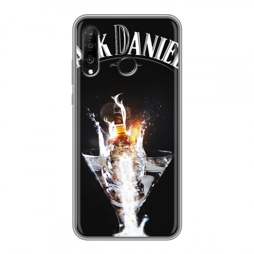 Дизайнерский силиконовый чехол для Huawei P30 Lite Jack Daniels