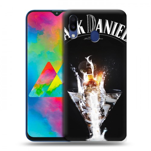 Дизайнерский пластиковый чехол для Samsung Galaxy M20 Jack Daniels