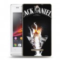 Дизайнерский пластиковый чехол для Sony Xperia E Jack Daniels