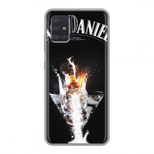 Дизайнерский силиконовый чехол для Samsung Galaxy A51 Jack Daniels