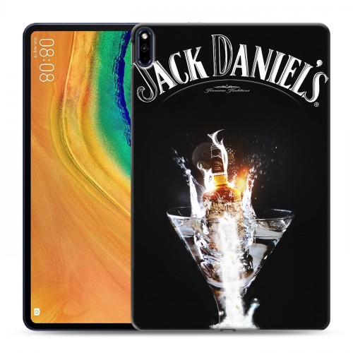 Дизайнерский силиконовый с усиленными углами чехол для Huawei MatePad Pro Jack Daniels