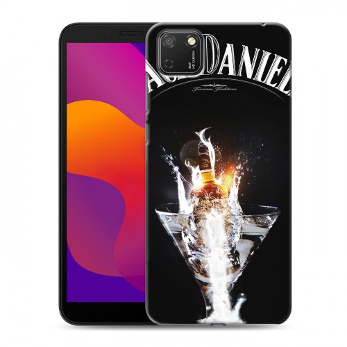 Дизайнерский силиконовый с усиленными углами чехол для Huawei Honor 9S Jack Daniels