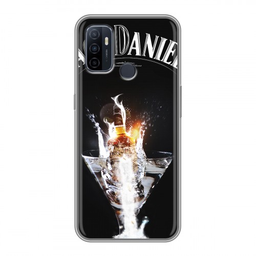 Дизайнерский силиконовый чехол для OPPO A53 Jack Daniels