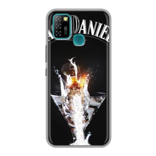 Дизайнерский пластиковый чехол для Infinix Hot 10 Lite Jack Daniels