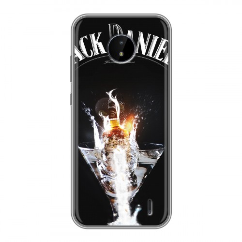 Дизайнерский силиконовый чехол для Nokia C20 Jack Daniels