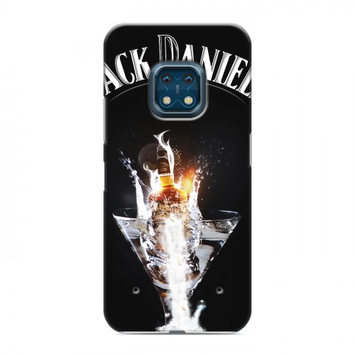 Дизайнерский силиконовый с усиленными углами чехол для Nokia XR20 Jack Daniels