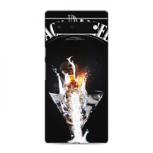 Дизайнерский силиконовый с усиленными углами чехол для Google Pixel 6 Jack Daniels