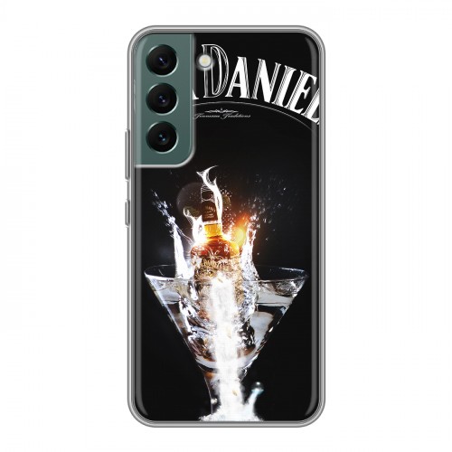 Дизайнерский силиконовый чехол для Samsung Galaxy S22 Jack Daniels