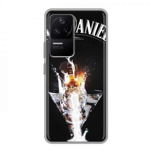 Дизайнерский силиконовый чехол для Xiaomi Poco F4 Jack Daniels