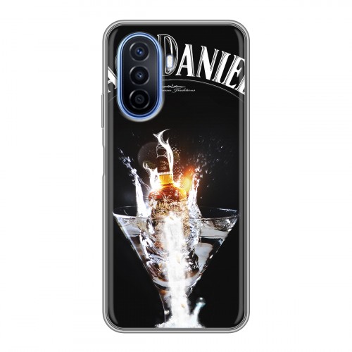 Дизайнерский силиконовый чехол для Huawei Nova Y70 Jack Daniels