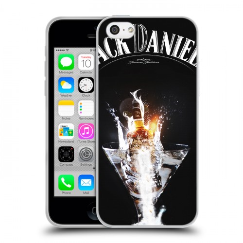 Дизайнерский пластиковый чехол для Iphone 5c Jack Daniels