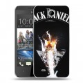 Дизайнерский пластиковый чехол для HTC Desire 300 Jack Daniels