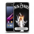 Дизайнерский силиконовый чехол для Sony Xperia E1 Jack Daniels