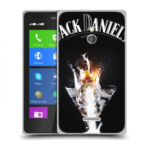 Дизайнерский силиконовый чехол для Nokia XL Jack Daniels