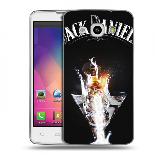 Дизайнерский пластиковый чехол для LG L60 Jack Daniels