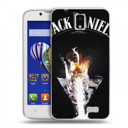 Дизайнерский пластиковый чехол для Lenovo A328 Jack Daniels