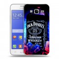 Дизайнерский силиконовый чехол для Samsung Galaxy J7 Jack Daniels