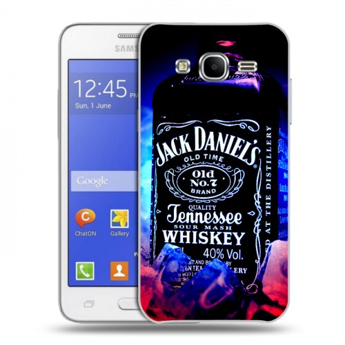 Дизайнерский силиконовый чехол для Samsung Galaxy J7 Jack Daniels