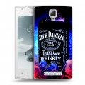 Дизайнерский пластиковый чехол для Lenovo A1000 Jack Daniels