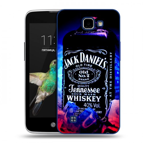 Дизайнерский пластиковый чехол для LG K4 Jack Daniels