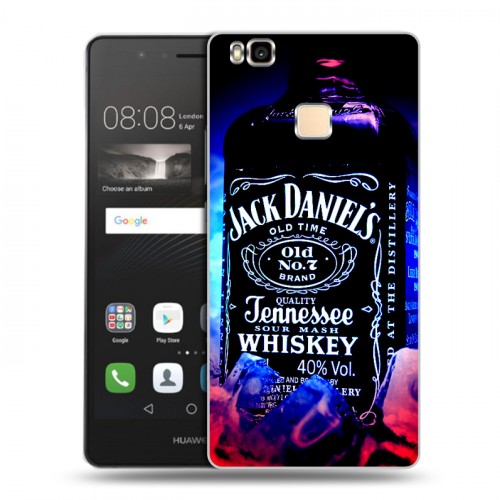 Дизайнерский пластиковый чехол для Huawei P9 Lite Jack Daniels