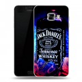 Дизайнерский пластиковый чехол для Samsung Galaxy C5 Jack Daniels