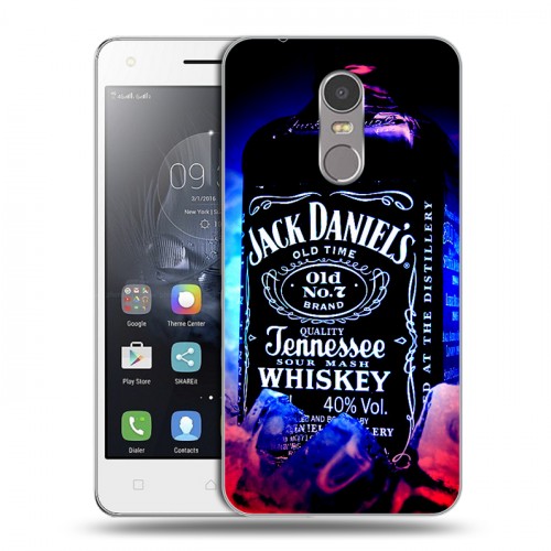 Дизайнерский пластиковый чехол для Lenovo K6 Note Jack Daniels