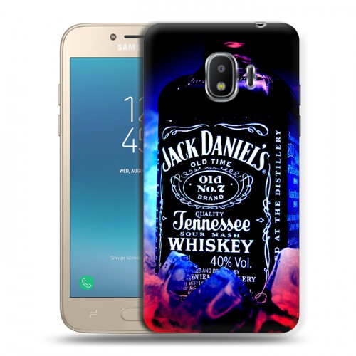 Дизайнерский пластиковый чехол для Samsung Galaxy J2 (2018) Jack Daniels