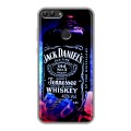 Дизайнерский силиконовый чехол для Huawei P Smart Jack Daniels