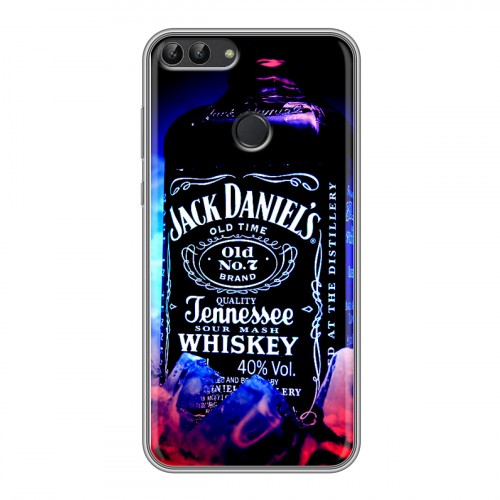 Дизайнерский силиконовый чехол для Huawei P Smart Jack Daniels