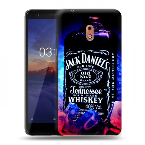 Дизайнерский силиконовый чехол для Nokia 2.1 Jack Daniels