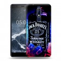 Дизайнерский пластиковый чехол для Nokia 5.1 Jack Daniels