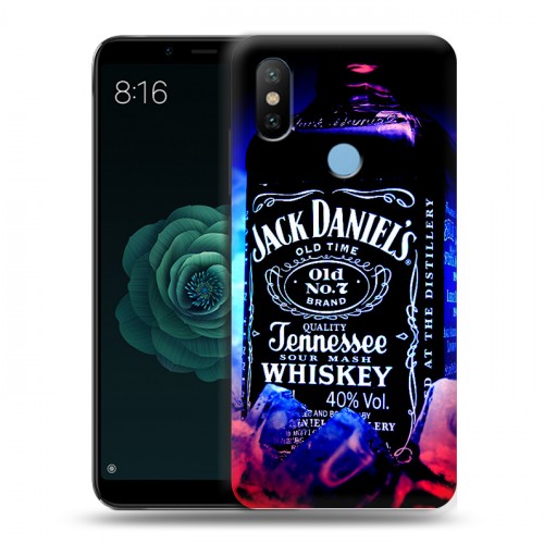 Дизайнерский силиконовый чехол для Xiaomi Mi A2 Jack Daniels