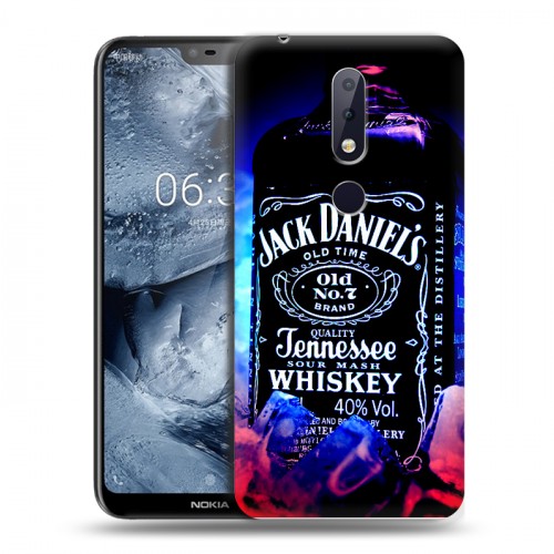 Дизайнерский пластиковый чехол для Nokia 6.1 Plus Jack Daniels