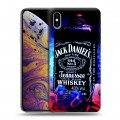 Дизайнерский силиконовый чехол для Iphone Xs Max Jack Daniels