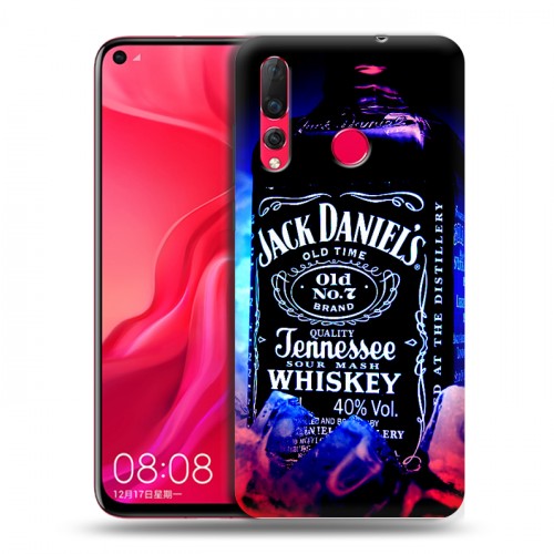 Дизайнерский пластиковый чехол для Huawei Nova 4 Jack Daniels