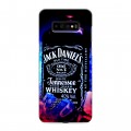 Дизайнерский пластиковый чехол для Samsung Galaxy S10 Plus Jack Daniels
