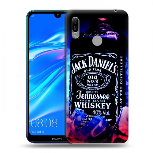 Дизайнерский пластиковый чехол для Huawei Y6 (2019) Jack Daniels