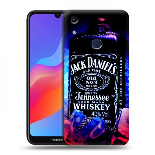 Дизайнерский пластиковый чехол для Huawei Honor 8A Jack Daniels